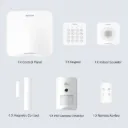 Kit Alarme Maison Sans Fil Intelligent ANNKE - Système de Sécurité Connecté WiFi avec Caméra PIR et Détection Inviolable